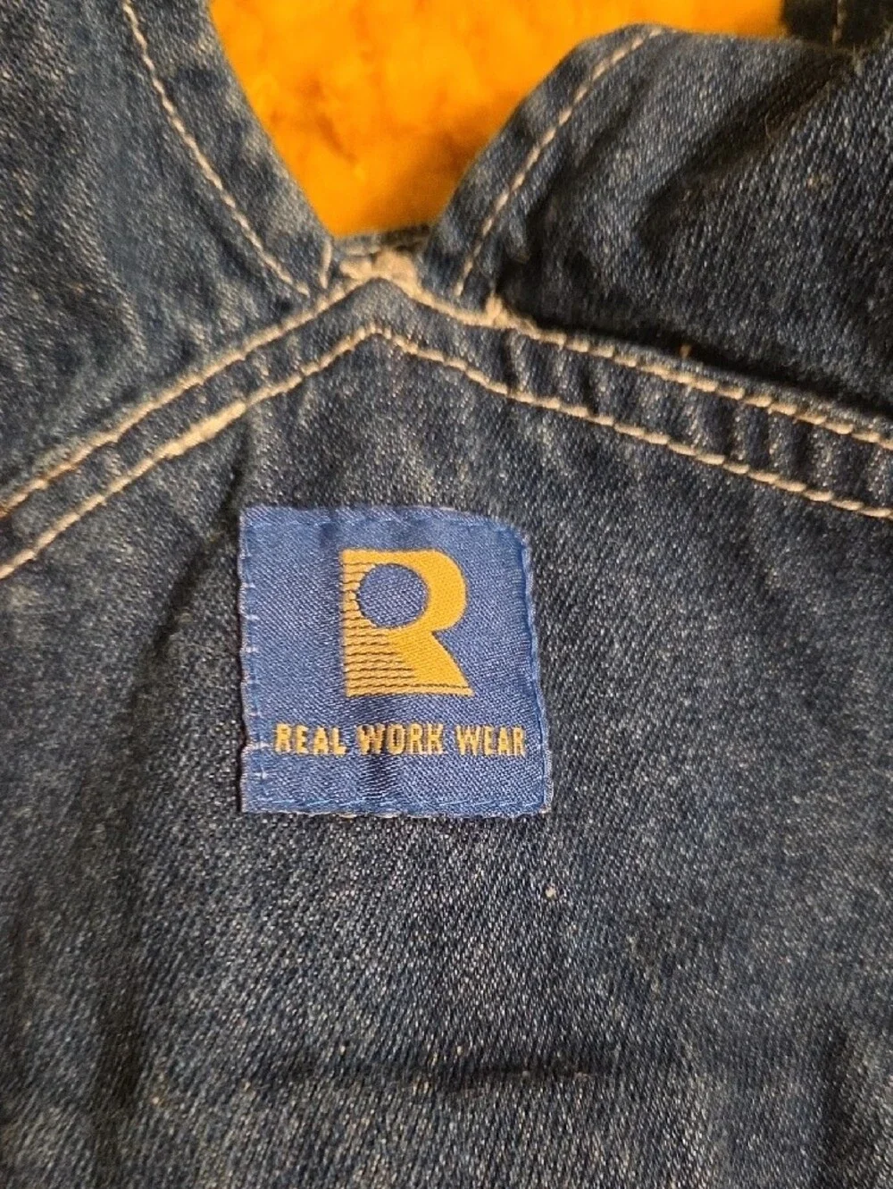 Relaxed Fit Men's Denim Overalls in Blue R Real Work wear 30